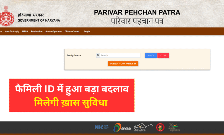 Haryana family ID
